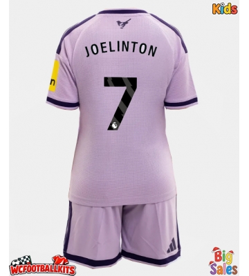 Newcastle United Joelinton #7 Replica Third Stadium Kit for Kids 2026-27 Short Sleeve (+ pants)